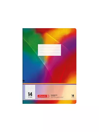 BRUNNEN VERLAG | Heft A4 Kariert 5mm 40 Blatt | 